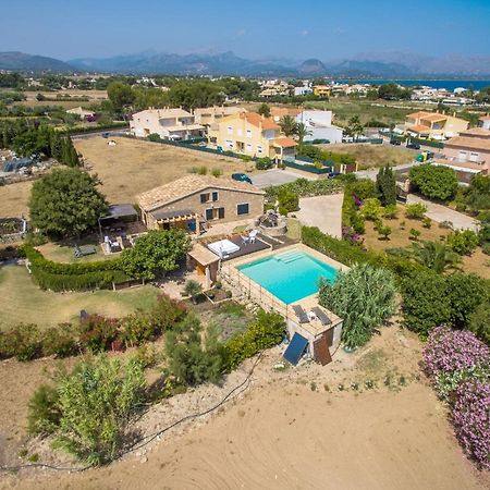 Villa Barcares Petit, Piscina, Jardines Junto A Playa En Alcudia Екстериор снимка