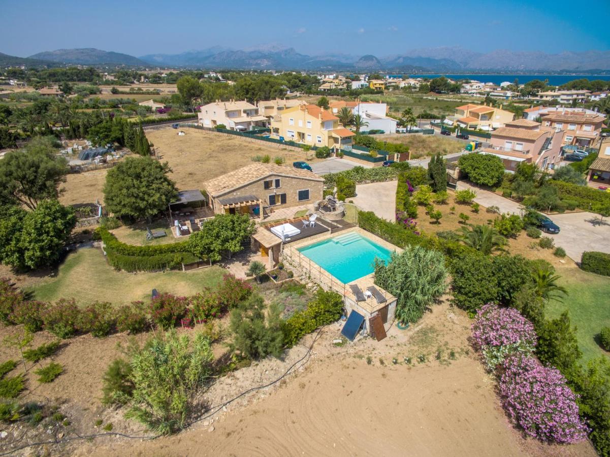 Villa Barcares Petit, Piscina, Jardines Junto A Playa En Alcudia Екстериор снимка